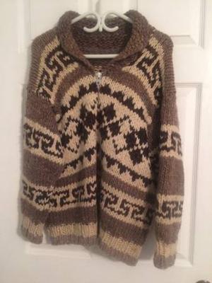 Genuine Lake Cowichan Indian Sweater