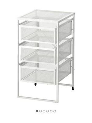 IKEA LENNART Drawer Dresser Unit Shelf Wheels Mint Condition