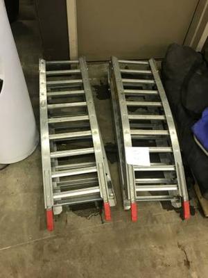 Metal folding quad ramps