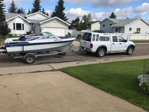 boat trailer and Truck Combo