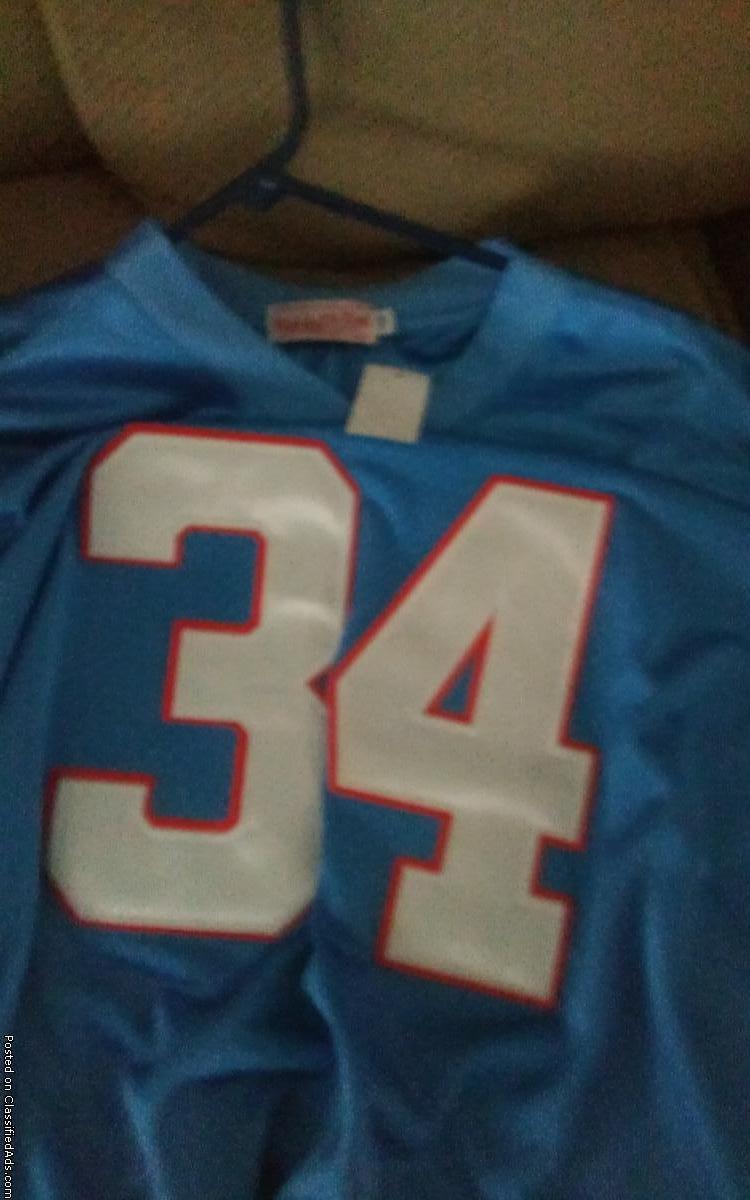 Earl. Campbell throwback  authenic jersey