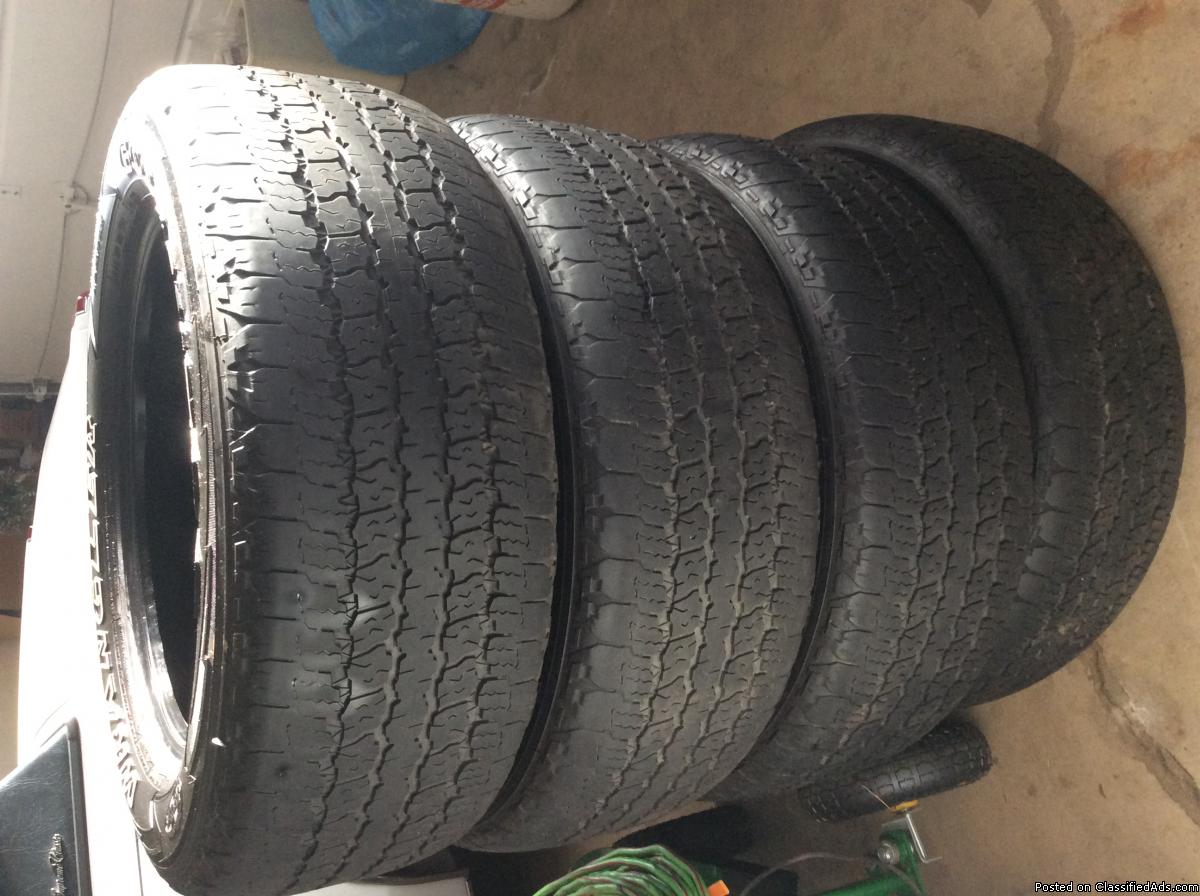 Set of Four Used PR18 Tires