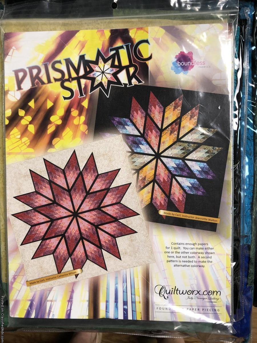 Prismatic star quit PATTERN