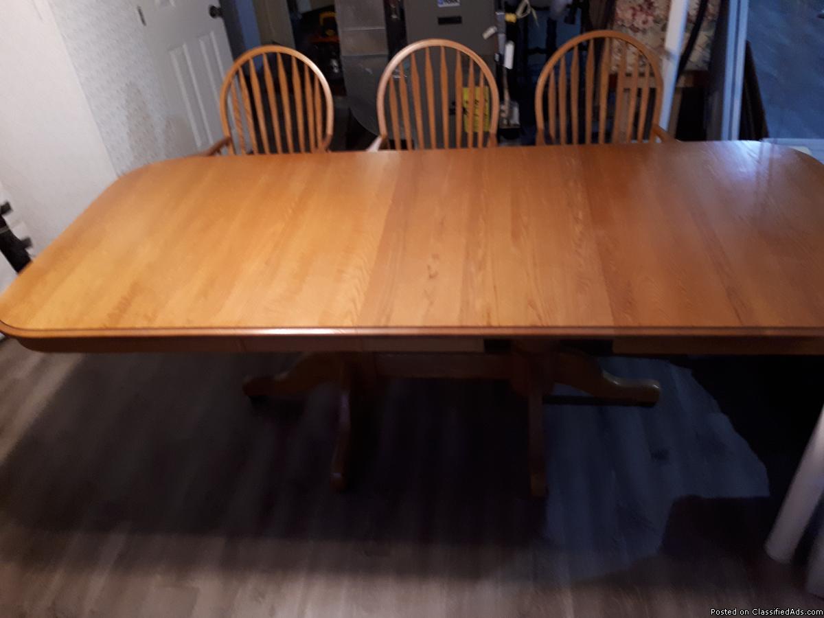 Hand crafted dining table