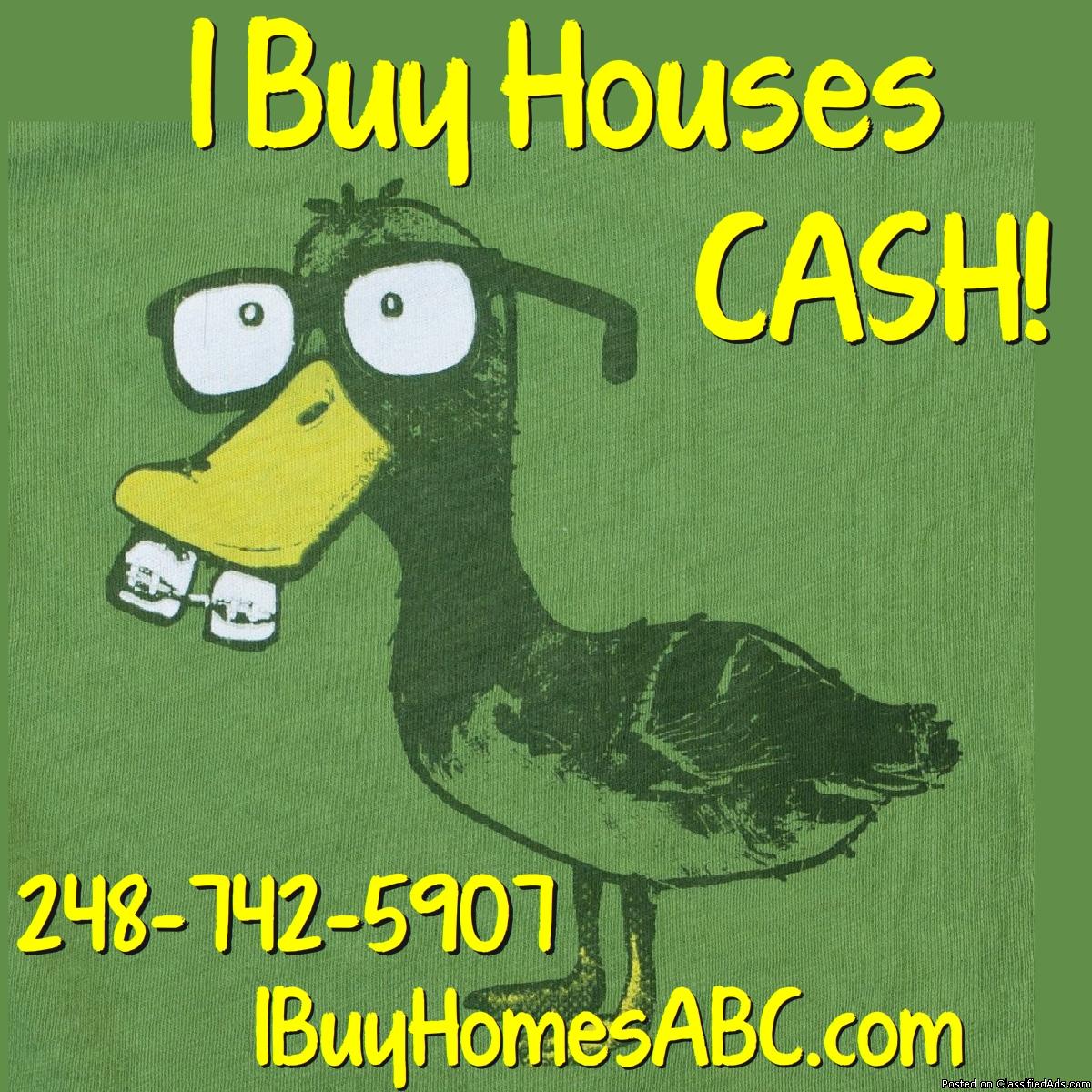 CASH For Your Michigan Home. Oakland County
