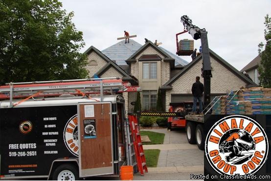 Re-roofing London Ontario- Himalaya Group Inc