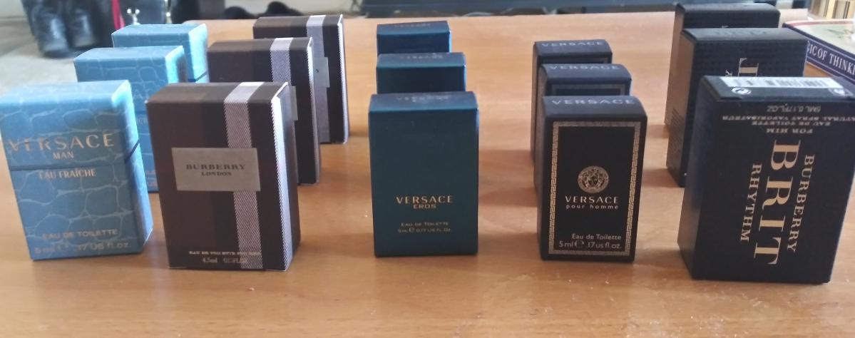 Versace & Burberry cologne