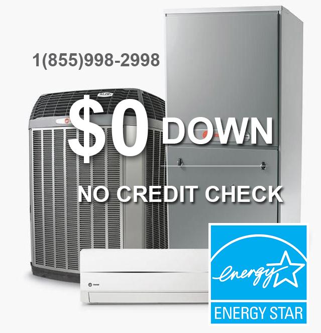 Air Conditioner Furnace Rent to Own NO CREDIT CHECK