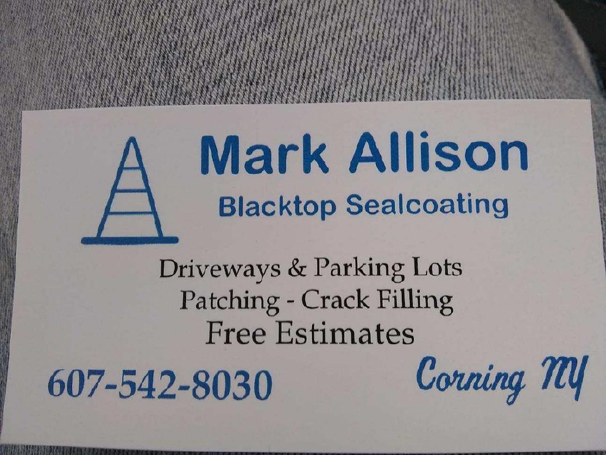 Mark Allison Blacktop Sealcoating