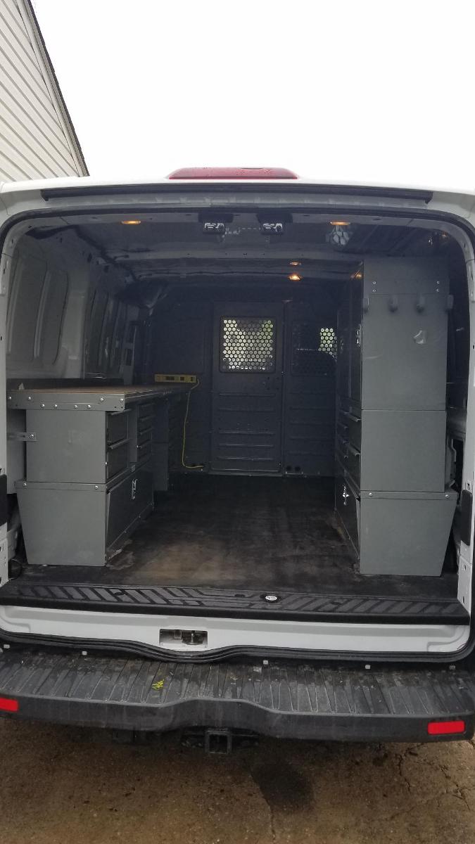 Shelving from a  Ford Transit