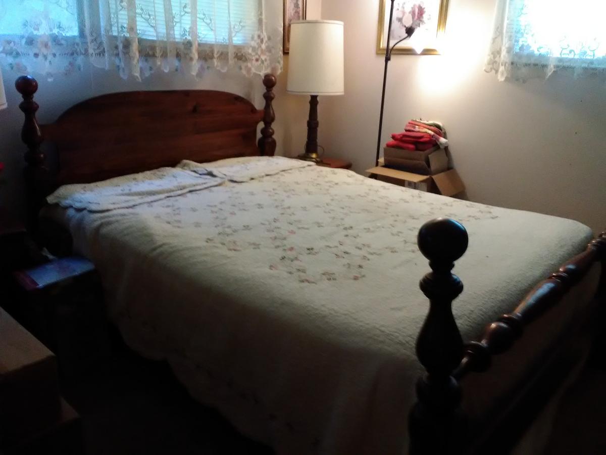 Queen / king box spring and mattress, estate sale