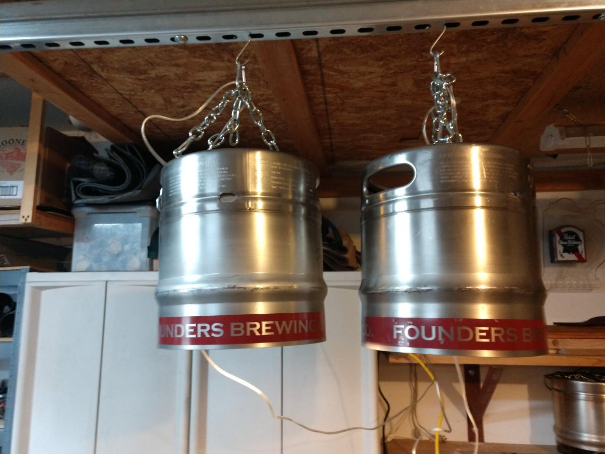 Beer keg lights