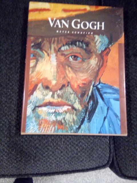 VAN GOGH LARGE BOOK & WILDERNESS WATERWAY FRAMED PICTURE