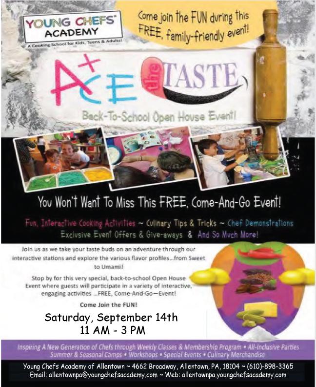 ACE THE TASTE Back-To-School Open House Event!