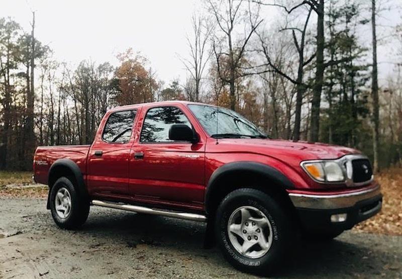  Toyota Tacoma Red Pickup Truck  miles