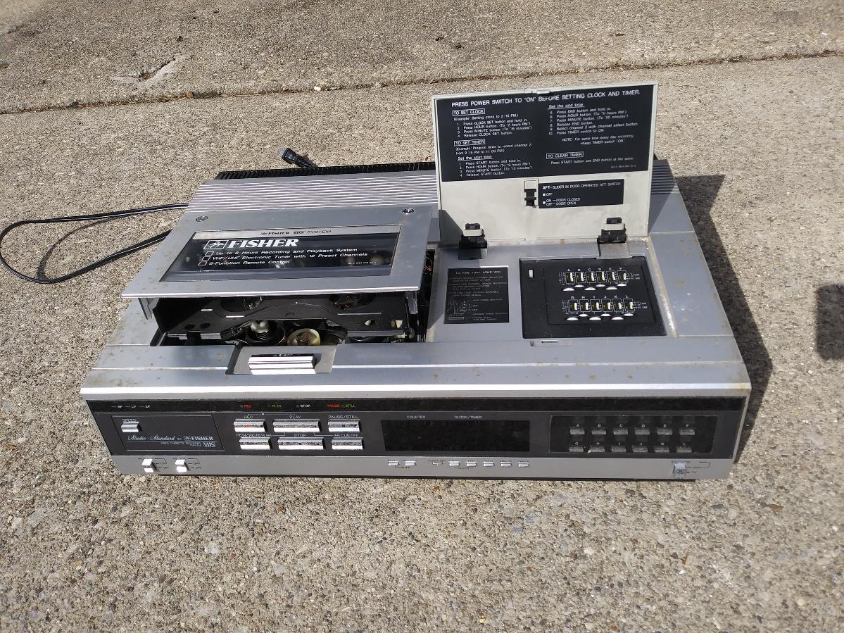 Early 's Top Load VHS PLayer
