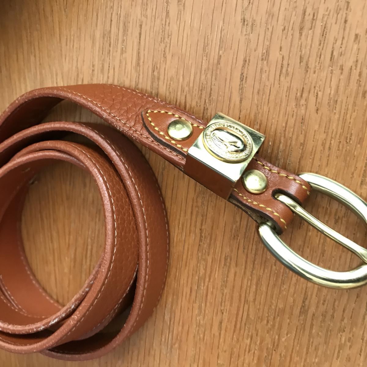 Leather belt dooney and bourke