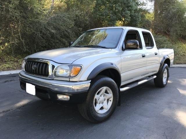  Toyota Tacoma Silver Pickup Truck  Miles