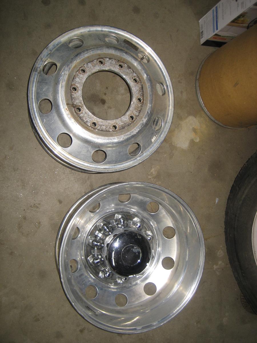 ford f550 diffferential & wheels parts