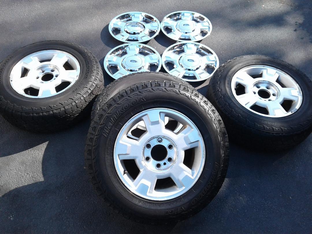 FORD 150-DYNAPRO ATM TIRES-ALUMINUM RIMS-WHEEL COVERS-CENTER