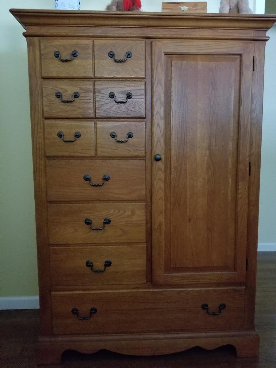 Oak door chest