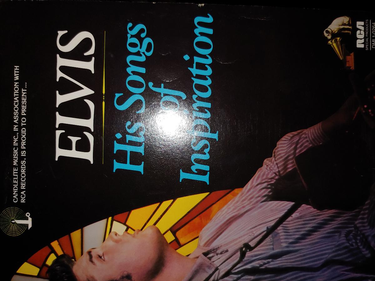 Lots of Elvis Presley records.