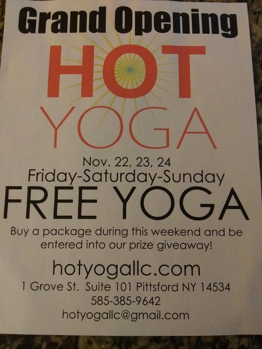 Hot Yoga Grand Opening