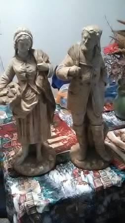 His and Hers Porcelain Statues