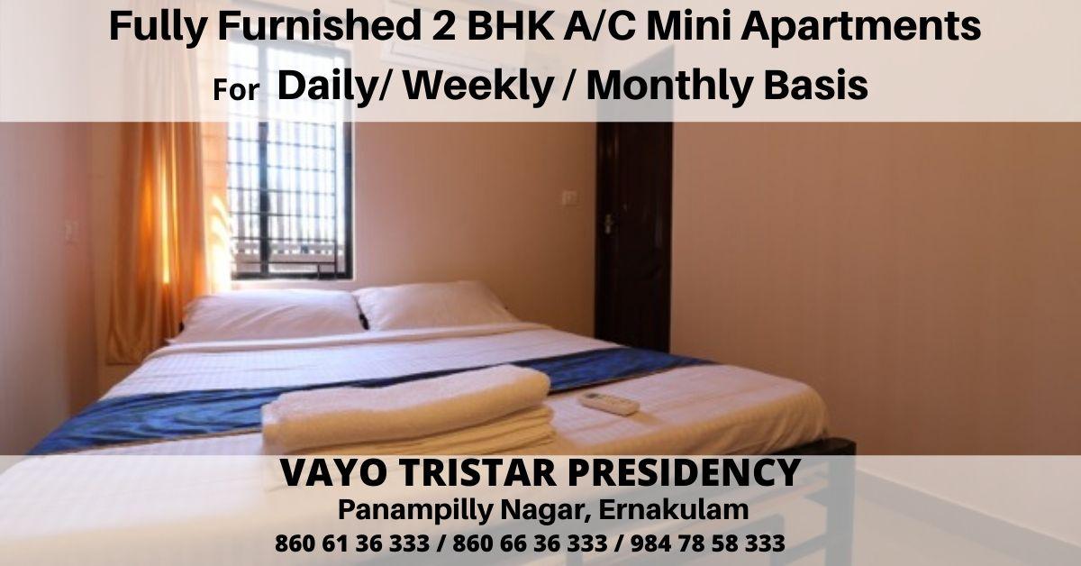 Fully Furnished AC 2 BHK Mini Apartments Available for