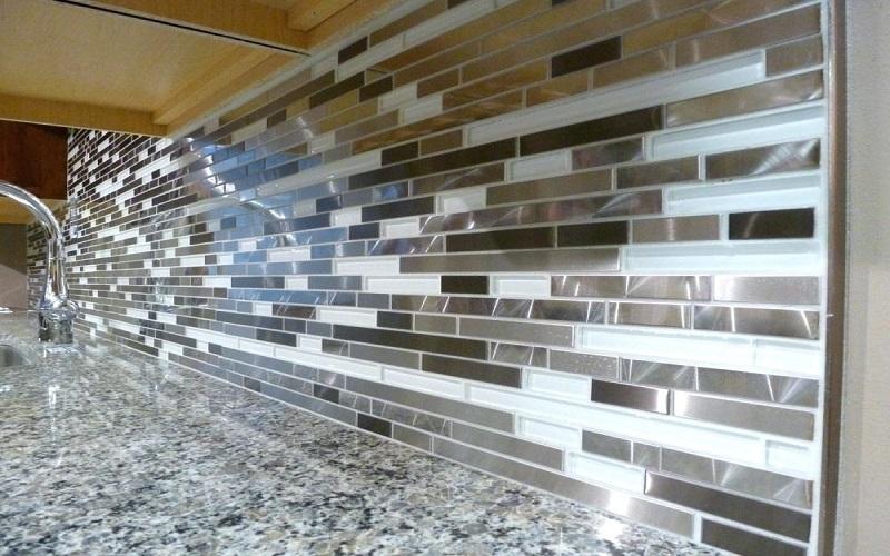 Buy Ceramic Tile with Glass Mosaic Tile Kitchen Backsplash