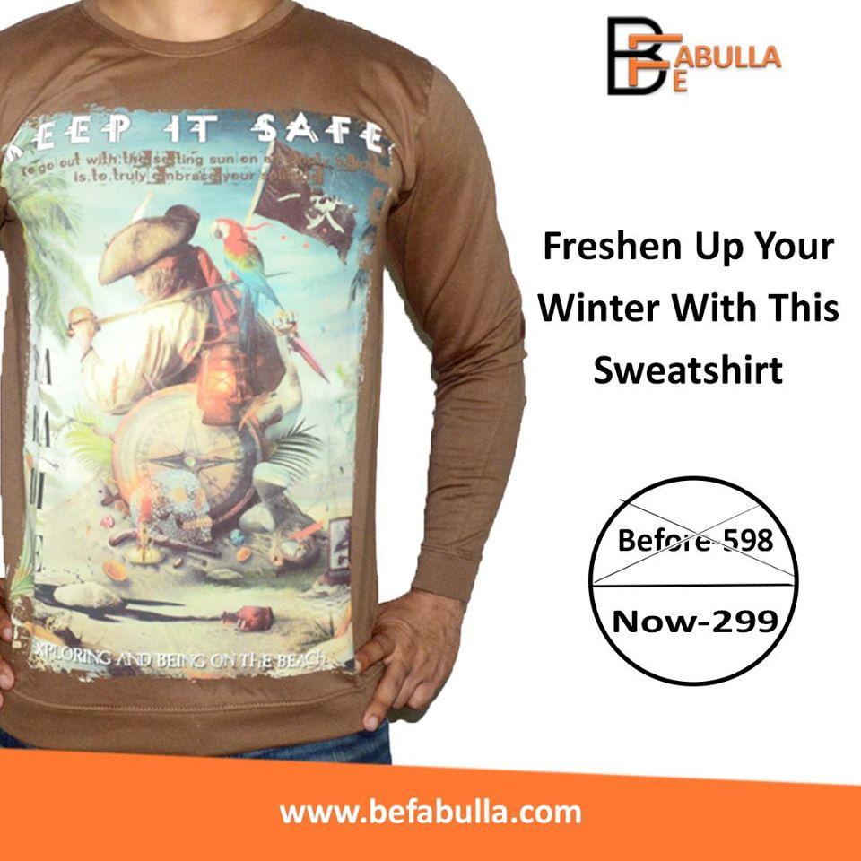 Sweatshirts For Men | Buy Men Sweatshirts Online-Befabulla