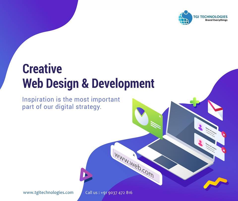TGI Technologies is the top website design Company in Kerala