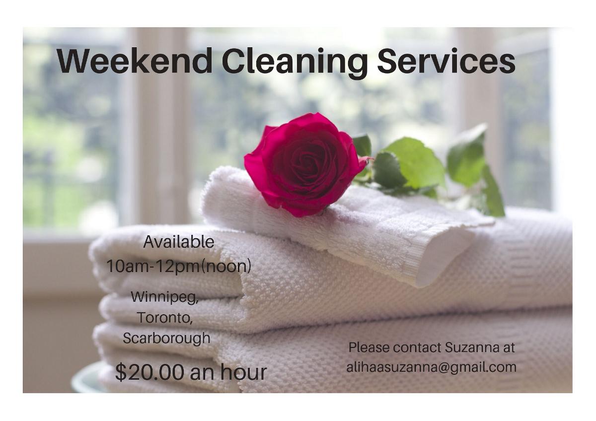 Weekend Cleaning Services