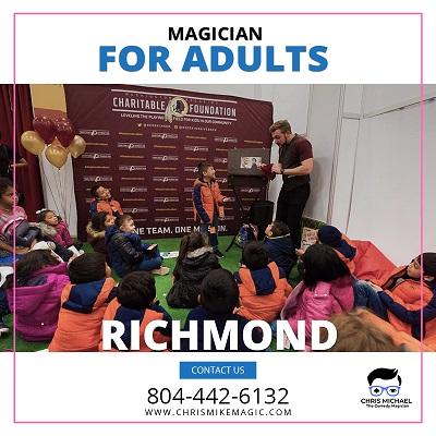 Hire Best Magician for adults Richmond
