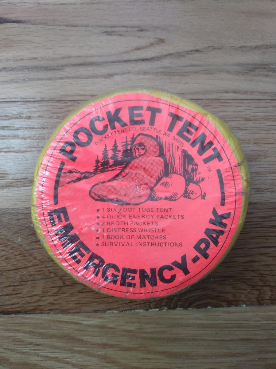 Emergency Survival Pac & Pocket Tent