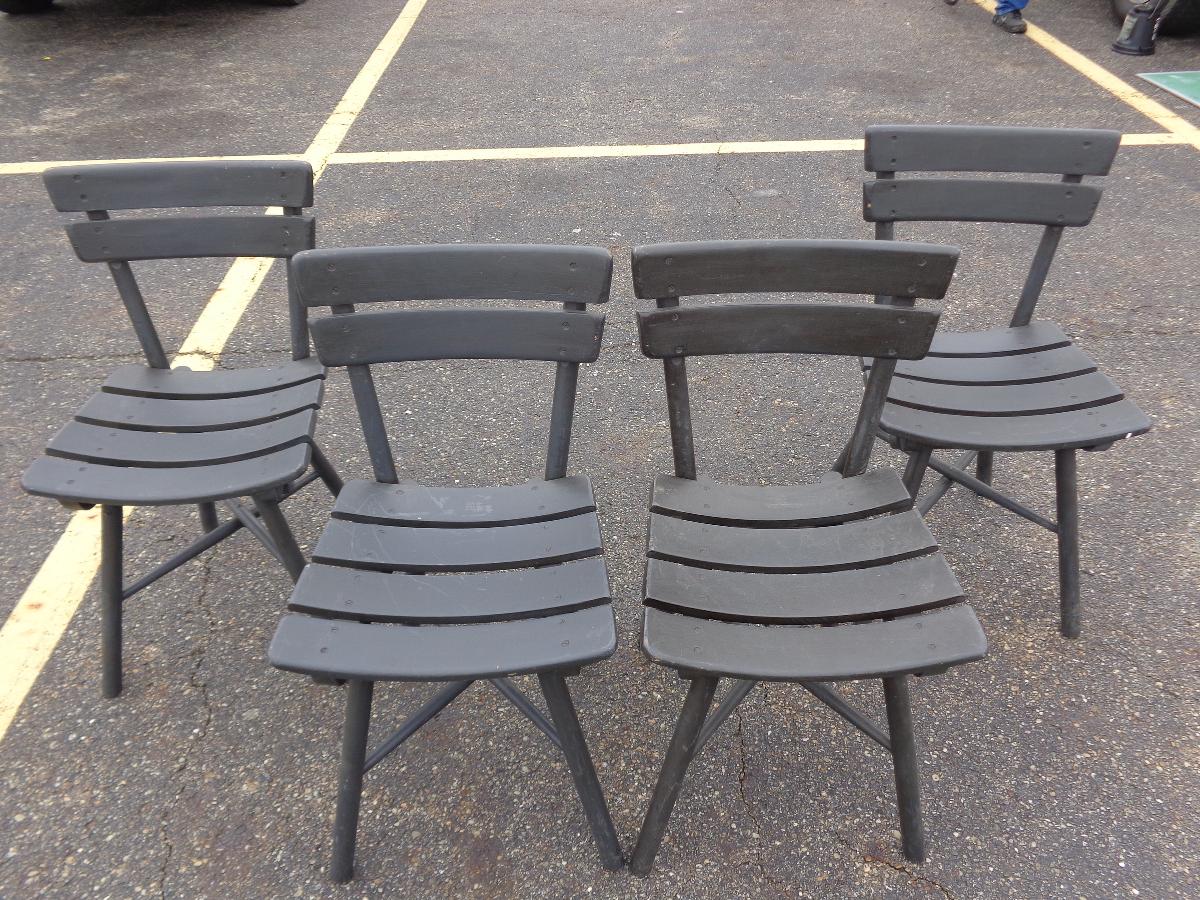 OUTSTANDING SET OF FOUR VINTAGE ASTRA BENTWOOD CHAIRS