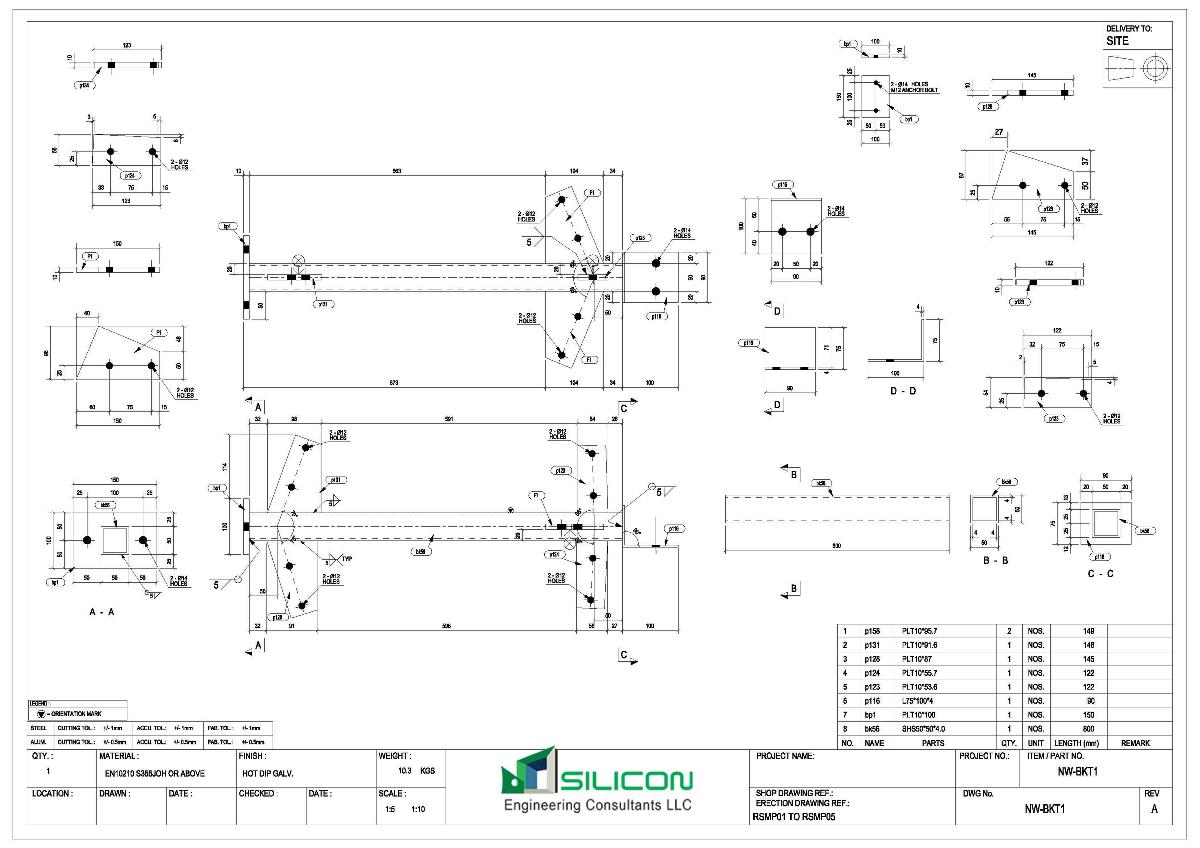 Fabrication Shop Drawing and Drafting Services New Jersey