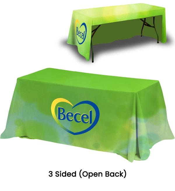 Trade Show Table Covers & Custom Tablecloths With Graphics |