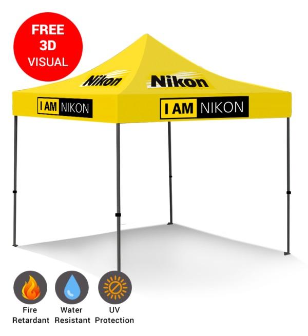 10x10 Custom Printed Canopy Tent For Business & Brand