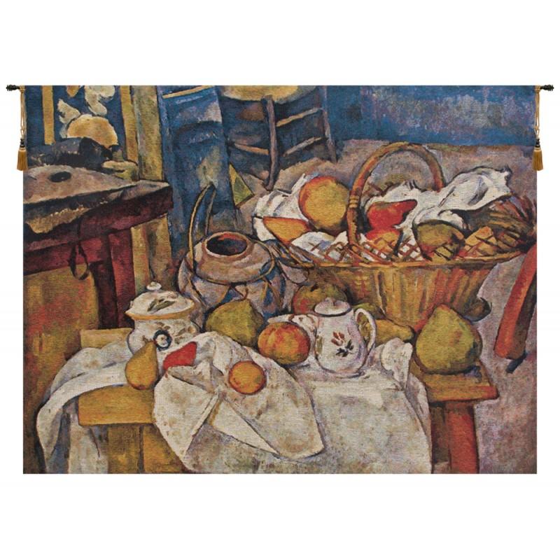 BUY THIS CEZANNE BASQUET ON TABLE BELGIAN TAPESTRY WALL