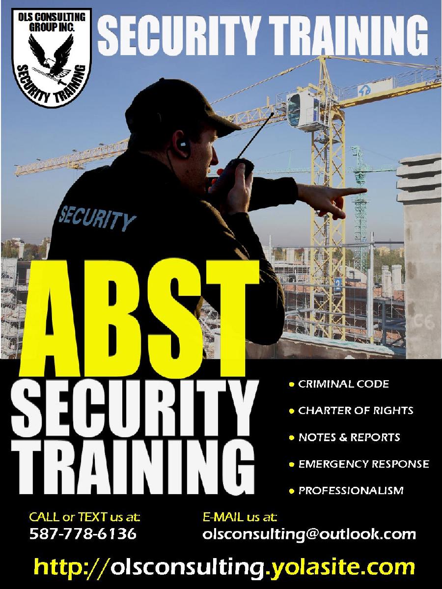 Security Training (ABST) Get The Best In Security Training!
