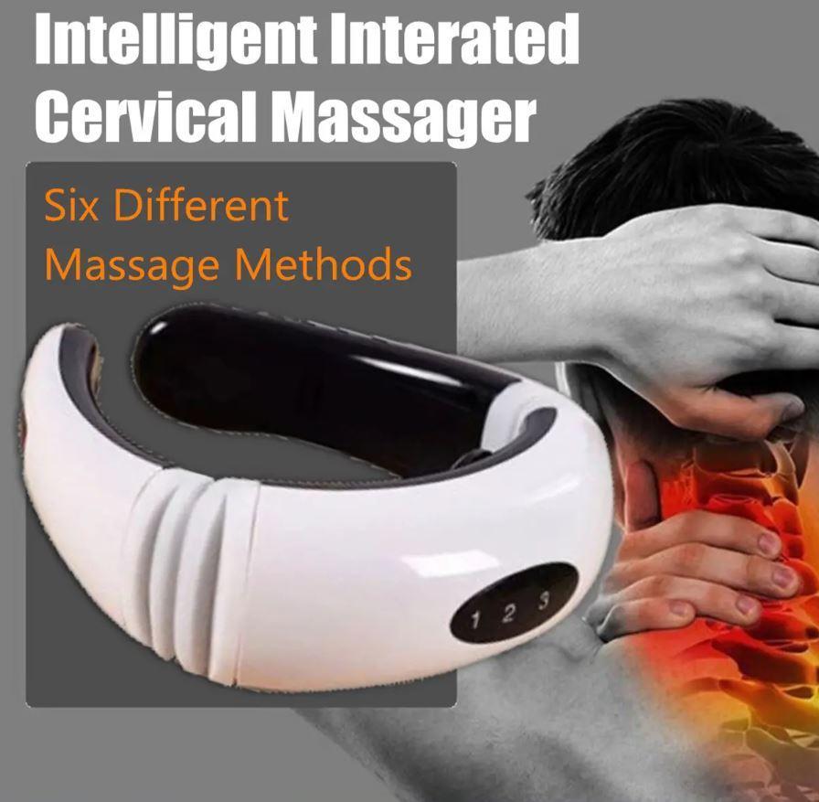 Hot Electric Cervical Neck Support Massager Body Shoulder