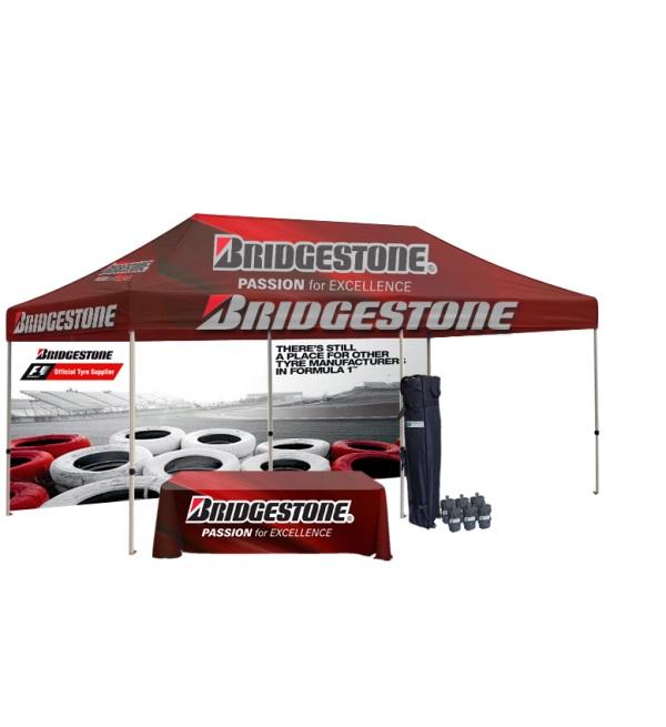 10x20 Canopy Tent With Logo & Design
