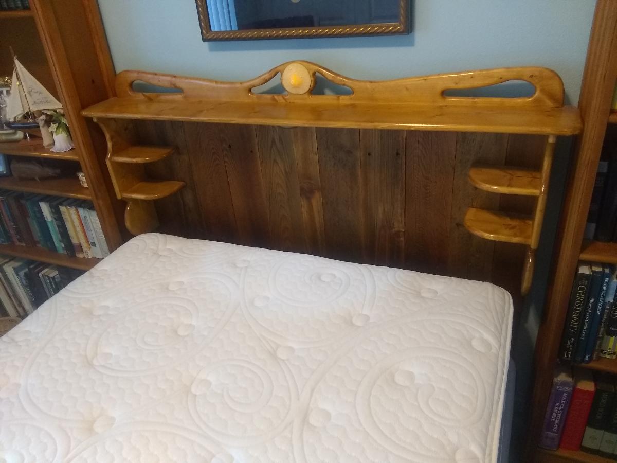 Full size mattress with box and frame