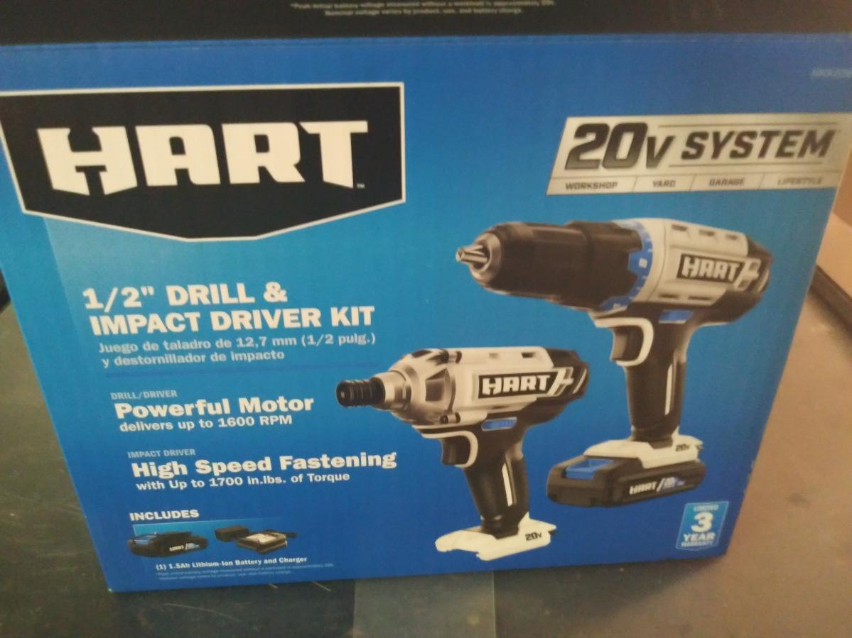 2 drill / impact driver sets one is brushless