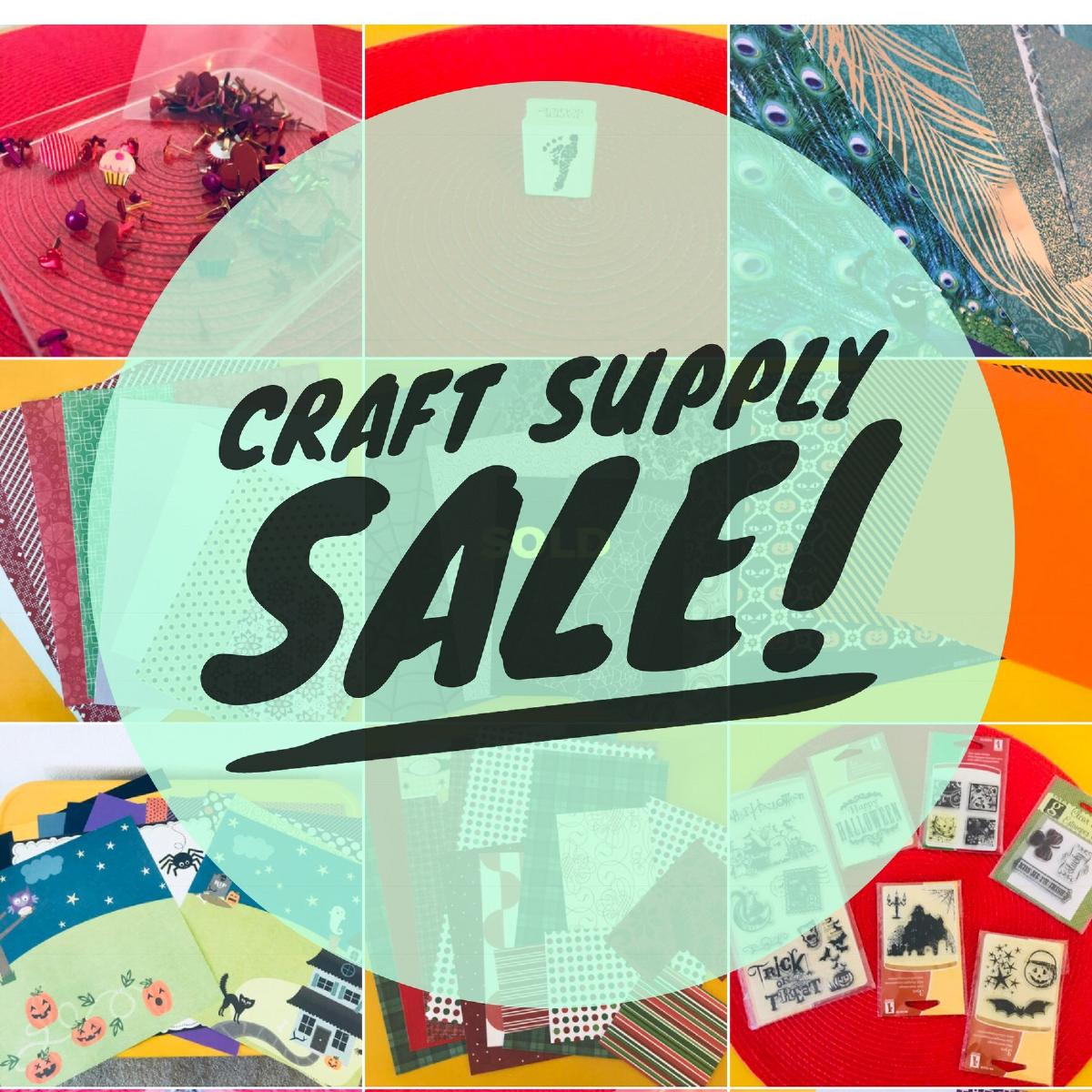 Craft Supply Sale