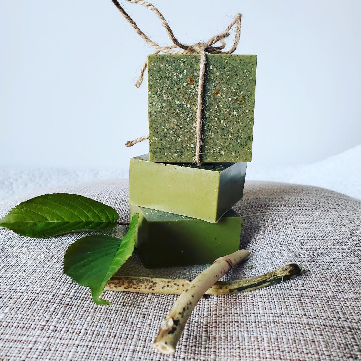 Handcrafted plant-based soap bar