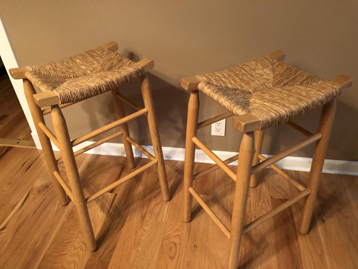 Never used wooden stools