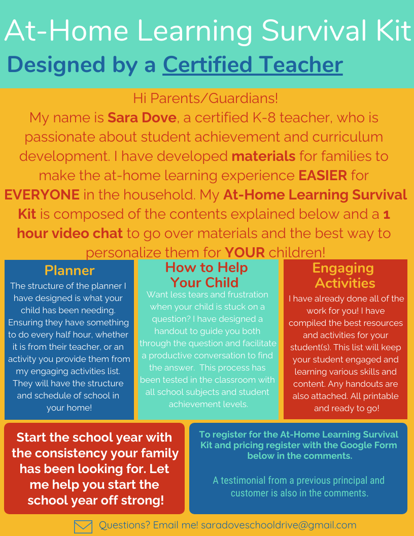 At-Home Learning Survival Kit