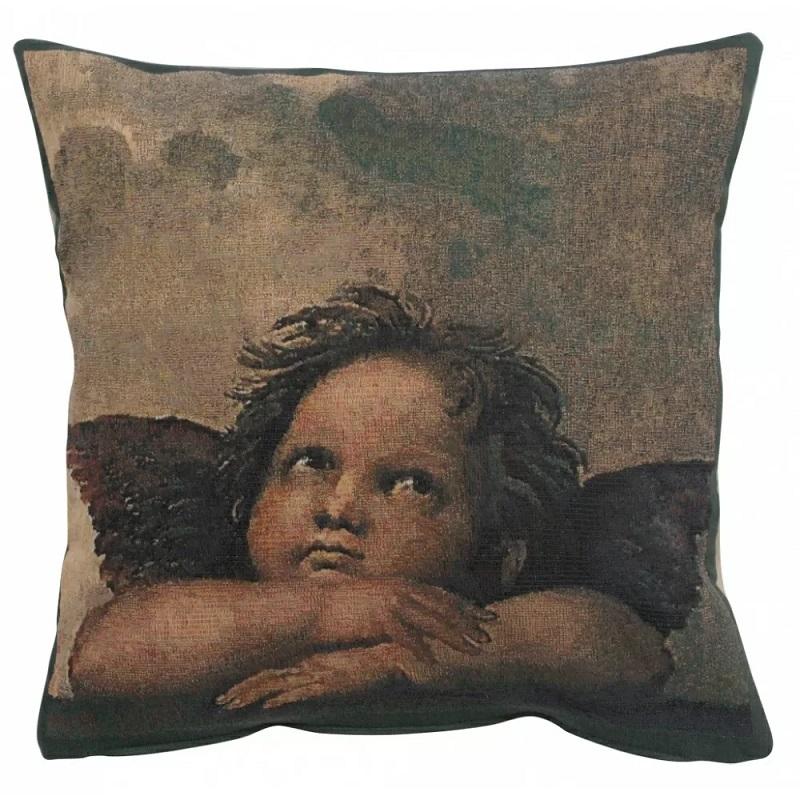 Angels By Raffael Right Belgian Couch Pillow